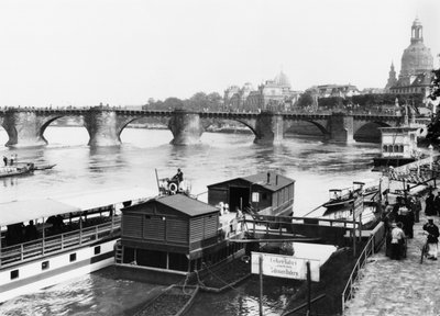 Pont Augustus, Dresde, c.1910 - Jousset